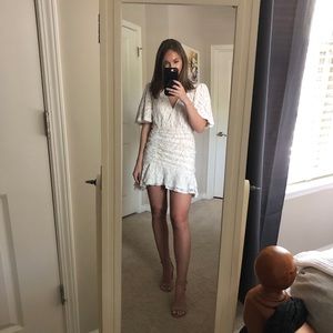 Just Me White Lace Dress